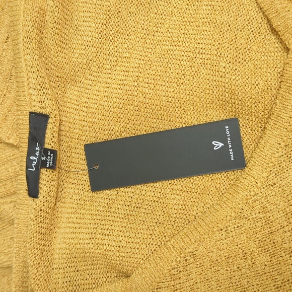 Lulu's V Neck Sweater Long Sleeve - Picture 4 of 6